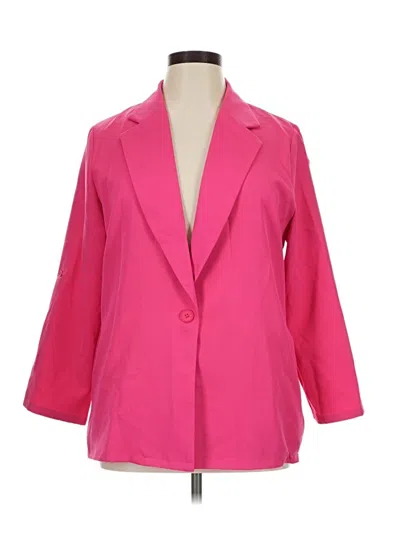 Pre-owned Unbranded Blazer Jacket In Pink