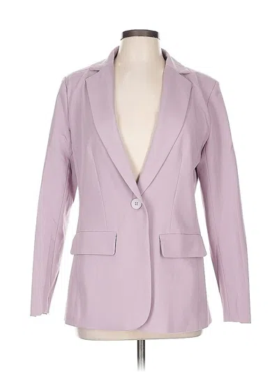 Pre-owned Unbranded Blazer Jacket In Purple
