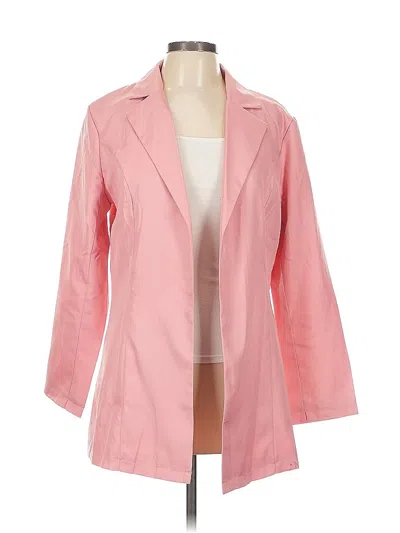 Pre-owned Unbranded Blazer Jacket In Purple