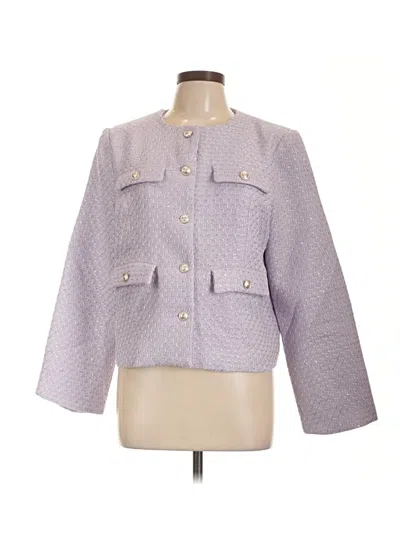 Pre-owned Unbranded Blazer Jacket In Purple