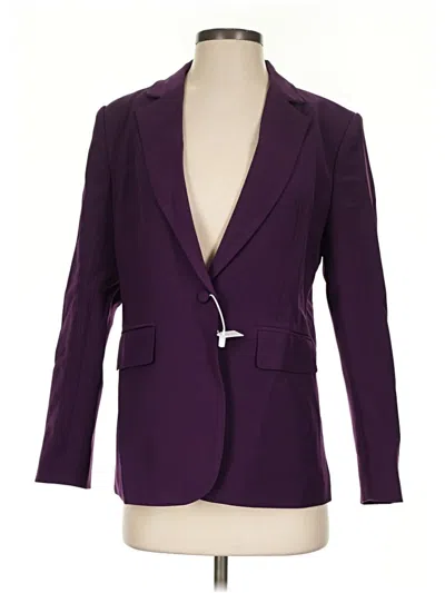 Pre-owned Unbranded Blazer Jacket In Purple
