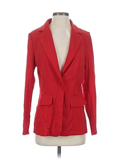 Pre-owned Unbranded Blazer Jacket In Red