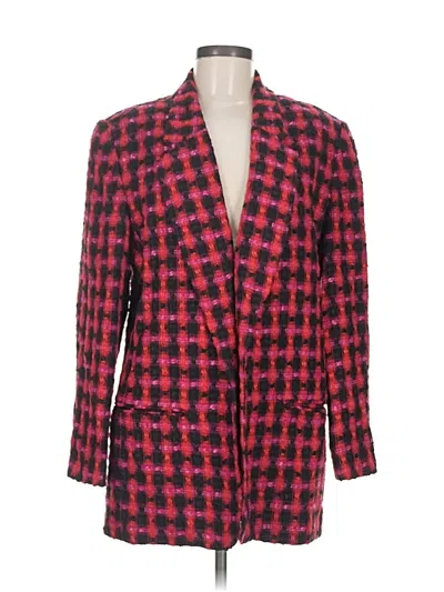 Pre-owned Unbranded Blazer Jacket In Red