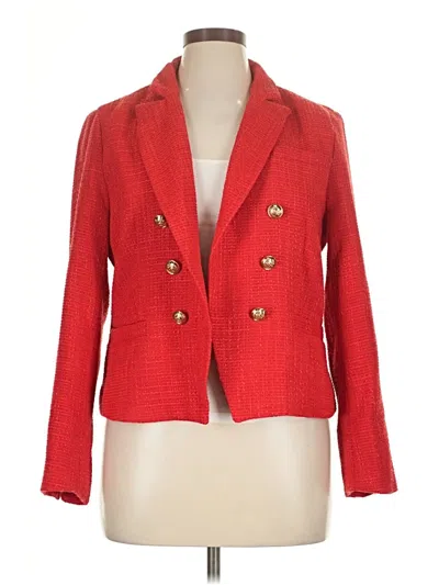 Pre-owned Unbranded Blazer Jacket In Red