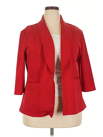 Pre-owned Unbranded Blazer Jacket In Red