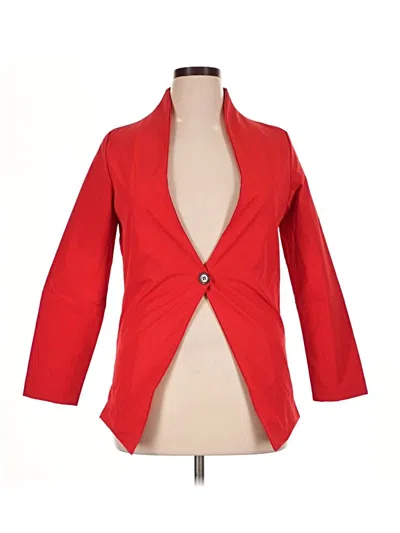 Pre-owned Unbranded Blazer Jacket In Red