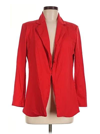 Pre-owned Unbranded Blazer Jacket In Red