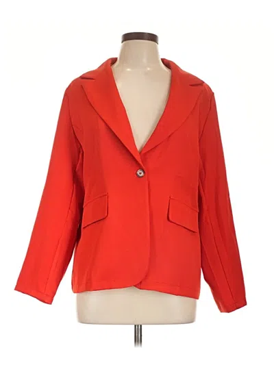 Pre-owned Unbranded Blazer Jacket In Red