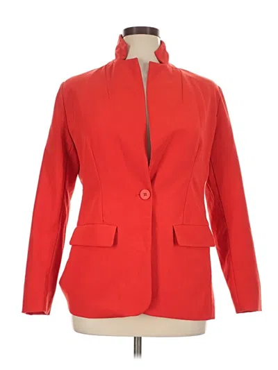 Pre-owned Unbranded Blazer Jacket In Red
