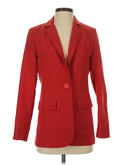 Pre-owned Unbranded Blazer Jacket In Red