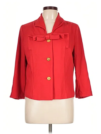 Pre-owned Unbranded Blazer Jacket In Red