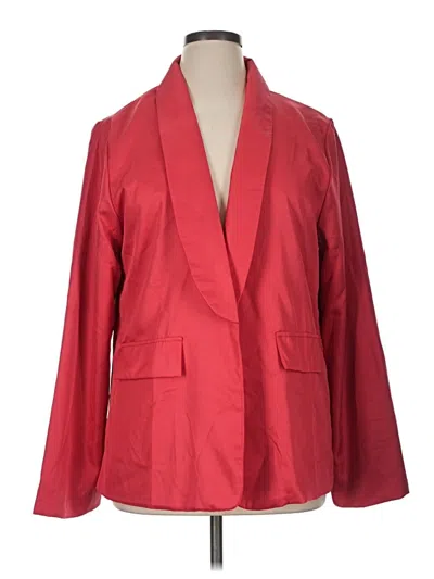 Pre-owned Unbranded Blazer Jacket In Red