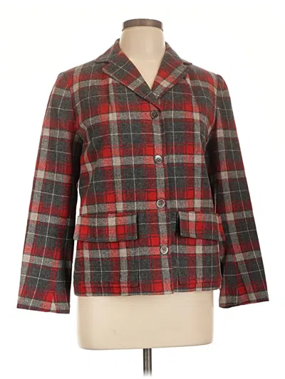 Pre-owned Unbranded Blazer Jacket In Red