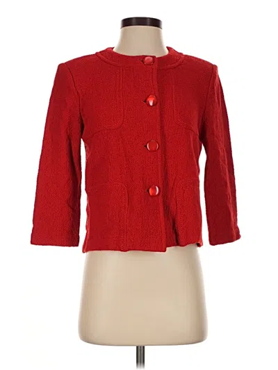Pre-owned Unbranded Blazer Jacket In Red
