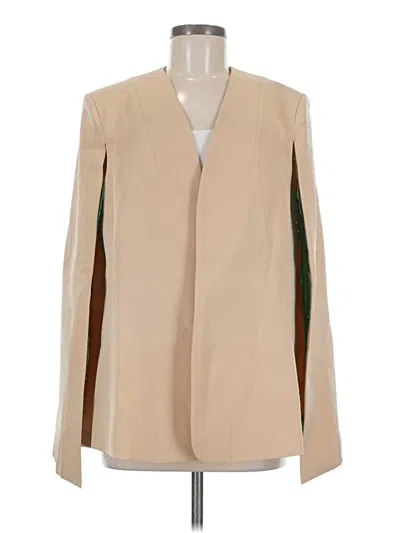 Pre-owned Unbranded Blazer Jacket In Tan
