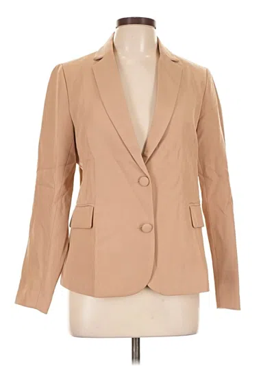 Pre-owned Unbranded Blazer Jacket In Tan