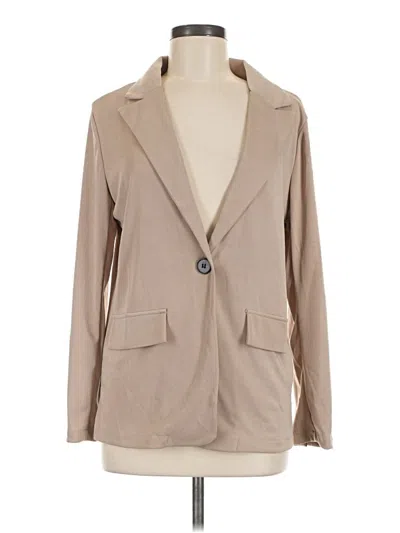 Unbranded Blazer Jacket In Tan