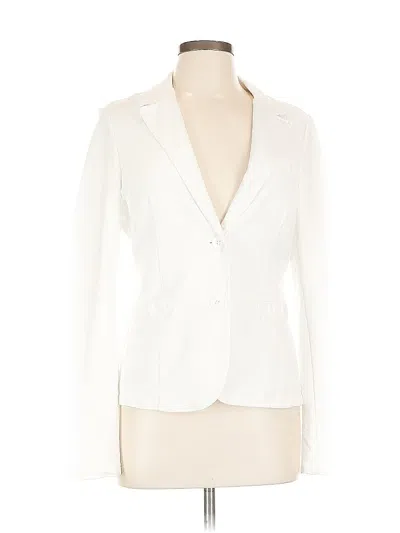 Pre-owned Unbranded Blazer Jacket In White