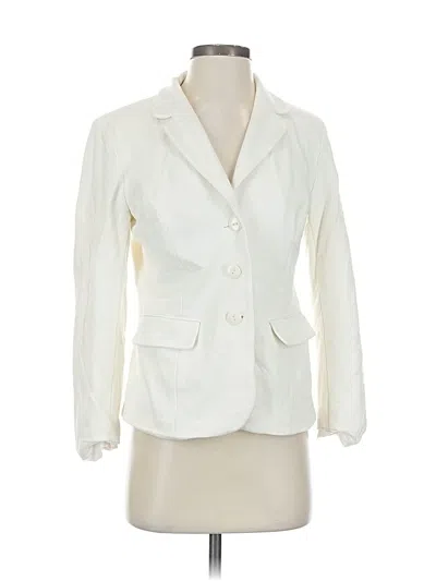Pre-owned Unbranded Blazer Jacket In White