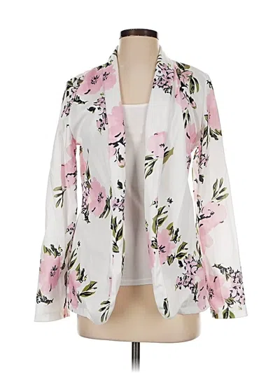 Pre-owned Unbranded Blazer Jacket In White