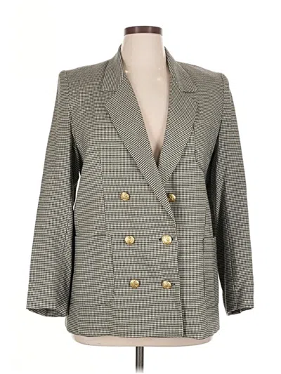 Pre-owned Unbranded Blazer Jacket In White