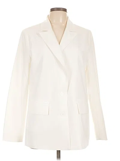 Pre-owned Unbranded Blazer Jacket In White
