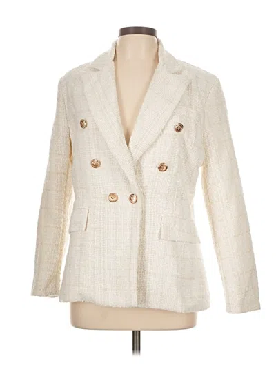 Pre-owned Unbranded Blazer Jacket In White