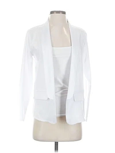 Pre-owned Unbranded Blazer Jacket In White