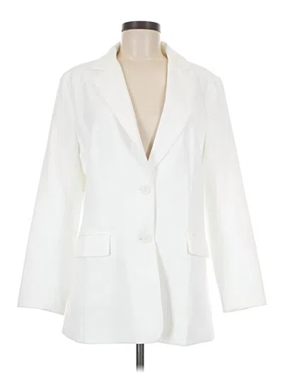 Pre-owned Unbranded Blazer Jacket In White