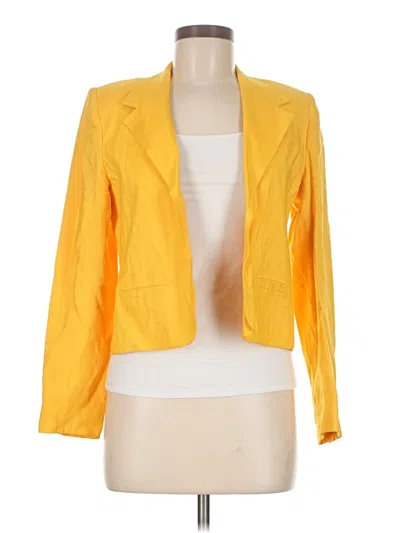 Pre-owned Unbranded Blazer Jacket In Yellow