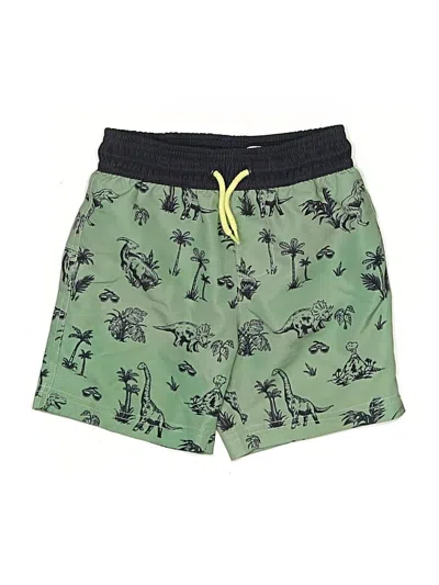 Pre-owned Unbranded Kids' Board Shorts In Green