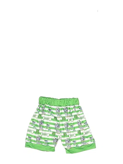 Pre-owned Unbranded Kids' Board Shorts In Green