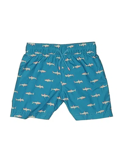 Pre-owned Unbranded Kids' Board Shorts In Teal