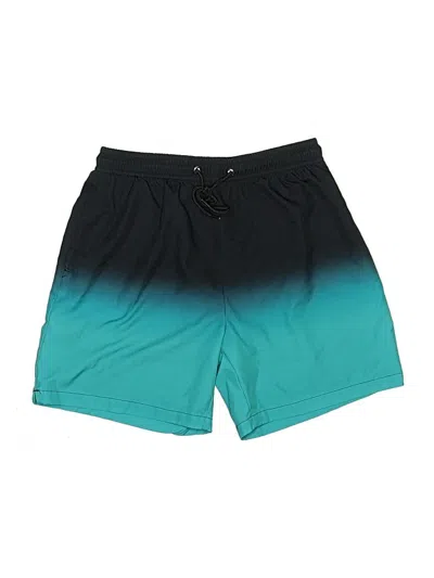 Pre-owned Unbranded Kids' Board Shorts In Teal