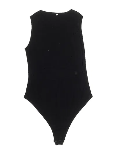 Pre-owned Unbranded Bodysuit In Black