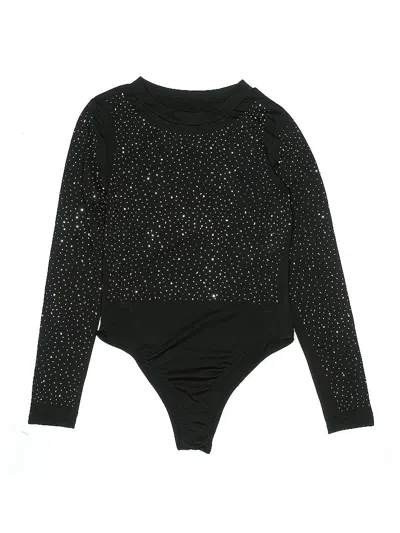 Pre-owned Unbranded Bodysuit In Black