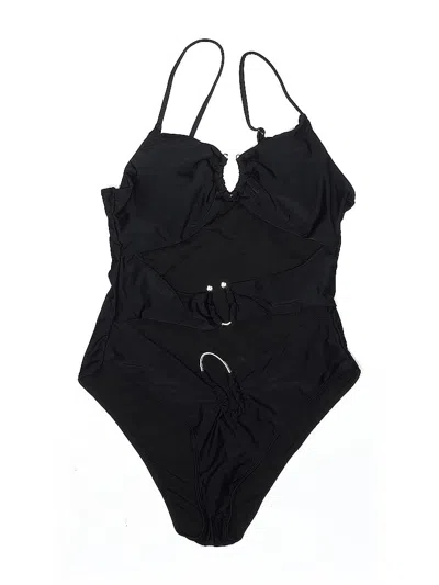 Pre-owned Unbranded Bodysuit In Black