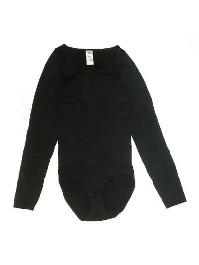 Pre-owned Unbranded Bodysuit In Black