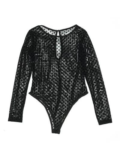 Pre-owned Unbranded Bodysuit In Black