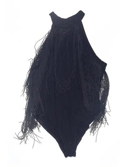 Pre-owned Unbranded Bodysuit In Black