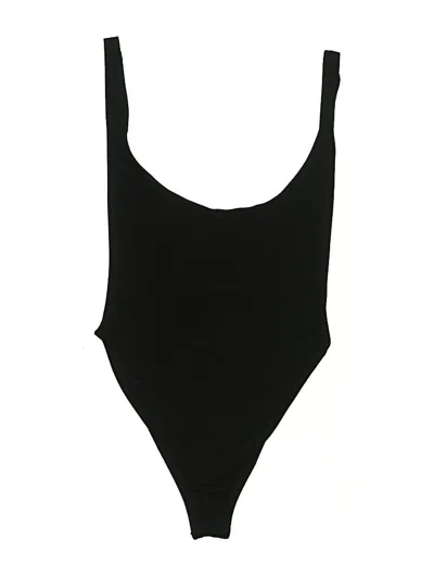 Pre-owned Unbranded Bodysuit In Black