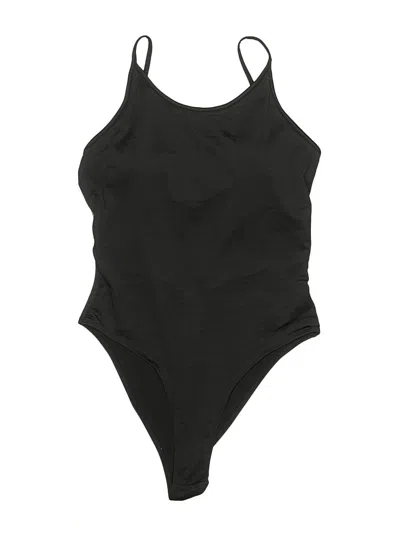 Pre-owned Unbranded Bodysuit In Black