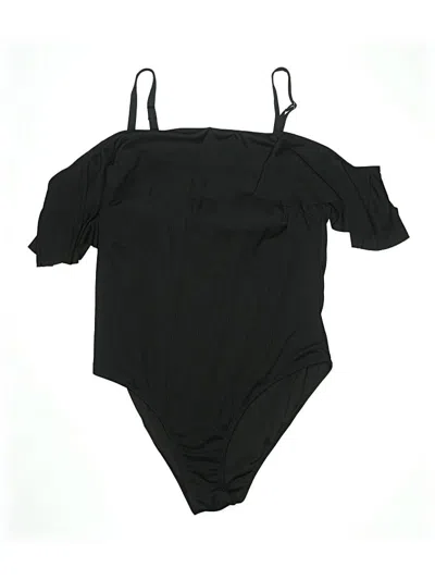 Pre-owned Unbranded Bodysuit In Black