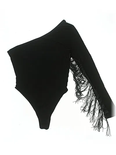 Pre-owned Unbranded Bodysuit In Black