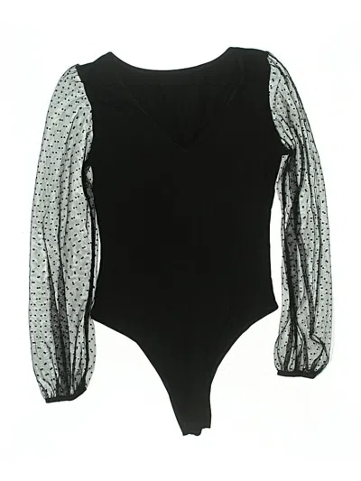 Pre-owned Unbranded Bodysuit In Black