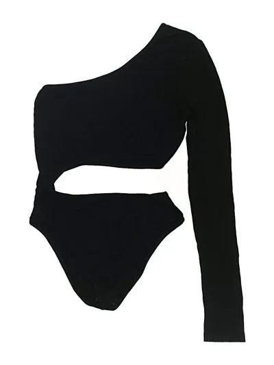 Pre-owned Unbranded Bodysuit In Black