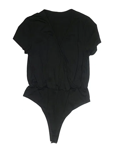 Pre-owned Unbranded Bodysuit In Black