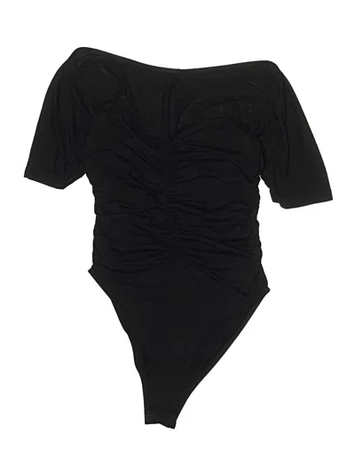 Pre-owned Unbranded Bodysuit In Black