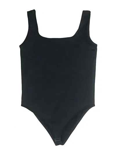 Pre-owned Unbranded Bodysuit In Black