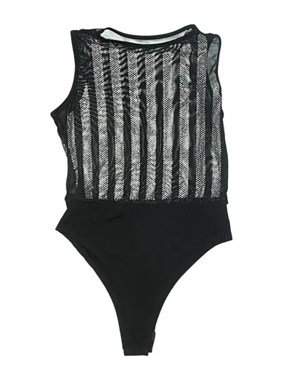 Pre-owned Unbranded Bodysuit In Black